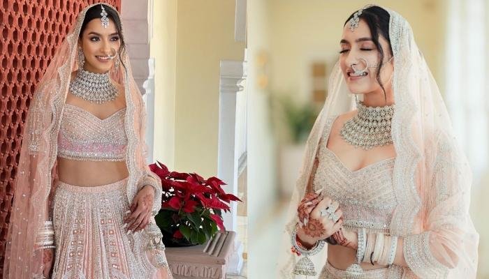 Bride Aces Pastel Vibe In Falguni And Shane Peacock