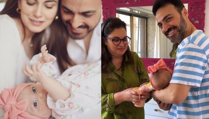 Ayaz Khan Gets 4-Month-Old Daughter’s Hands-Feet Impressions Framed While She Was Engrossed In Sleep