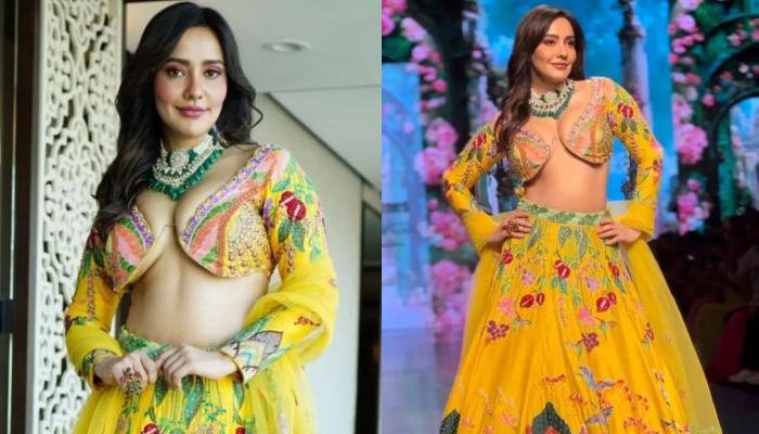 Neha Sharma’s Seductive Look In A Deep-Neck Blouse Faces Backlash, Netizens Compare Her With Uorfi