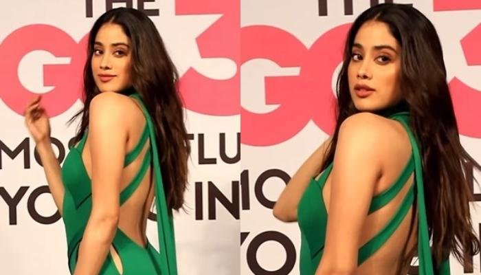 Janhvi Kapoor’s Sexy Green Thigh-High Slit Outfit Receives Backlash, Fan Says, ‘Inspired By Urfi’