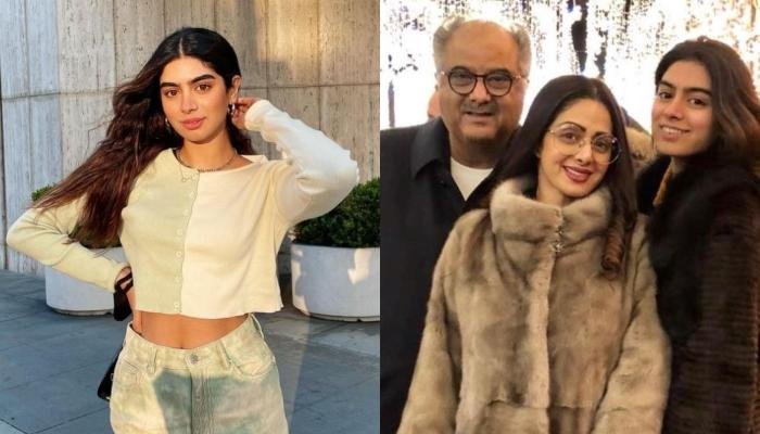 Khushi Kapoor Shares A Throwback Picture Sridevi, Happily Posing With Her Husband, Boney Kapoor