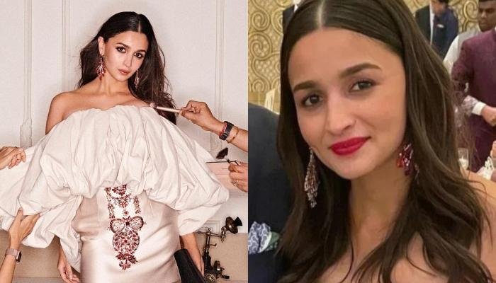 Alia Bhatt Gets Slammed For Morphing Her Pics From NMACC Event, Netizen Says