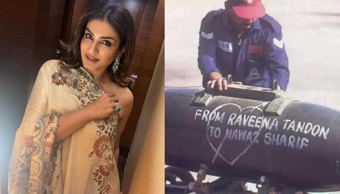 When Raveena Tandon’s Name Was Written On Bombs Directed Towards Nawaz Sharif During Kargil War