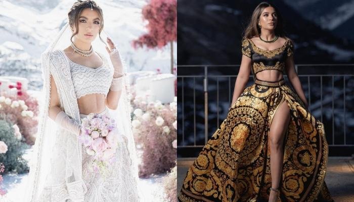 Sonam Babani’s Glam Wedding Wardrobe, From Abu Jani-Sandeep Khosla Lehenga To Versace Co-Ord Set