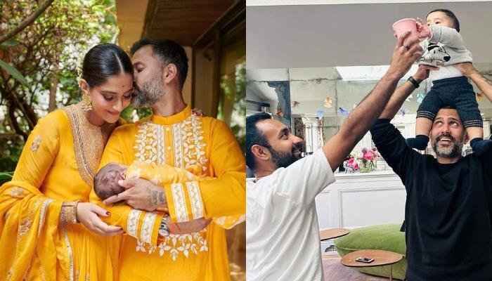 Sonam Kapoor Shares A Playful Moment Of Vayu With His Father And Uncle, Calls Them