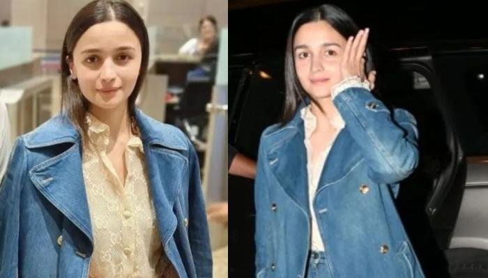 Alia Bhatt Opts For An All Denim Look Worth Rs. 8 Lakhs, Tops With Accessories Priced At Rs. 6 Lakhs