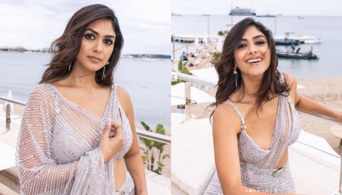 Cannes 2023: Mrunal Thakur Oozes Elegance In A Falguni Shane Peacock Saree And Turns Absolute