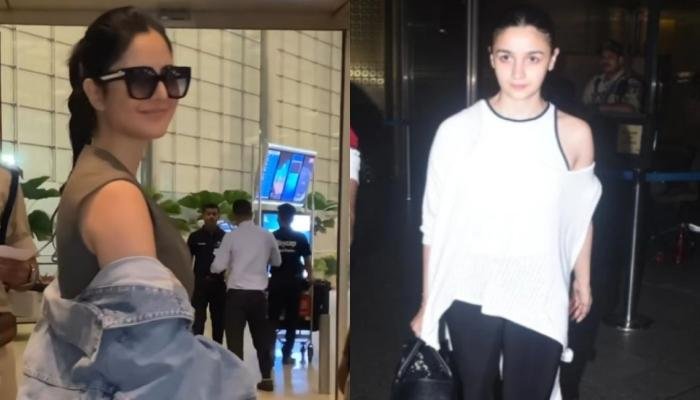 Katrina Kaif Dons Off-Shoulder Jacket Look And Braided Hairdo After Alia, Netizens Call Her Wannabe