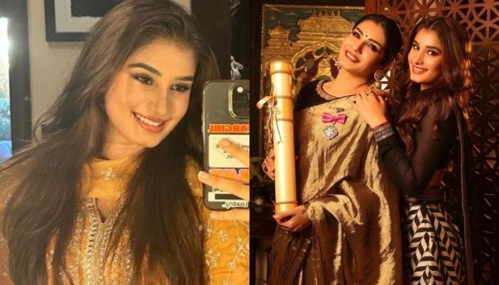 Rasha Thadani Dazzles In A Mirrorwork ‘Sharara’, Looks Like Her Mom, Raveena Tandon’s Carbon Copy