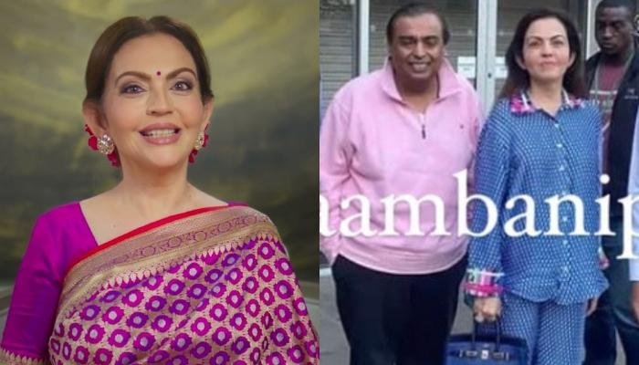 Nita Ambani Dons A Printed Co-Ord Set On Her London Trip, Carries A Birkin Handbag Worth Rs 15 Lakhs