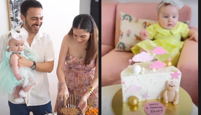 Ayaz Khan Celebrates His Baby Girl, Dua’s Six-Month Birthday, Cuts A Cute Half ‘Teddy Bear’ Cake