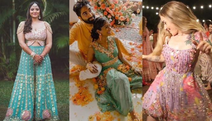 Brides Who Wore Indo-Western Outfits On Their Pre-Wedding Festivities: From Jumpsuits To Mini Dress