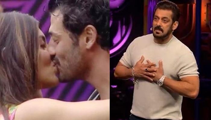 BB OTT 2: Salman Khan Reacts To Jad Hadid-Akanksha Puri