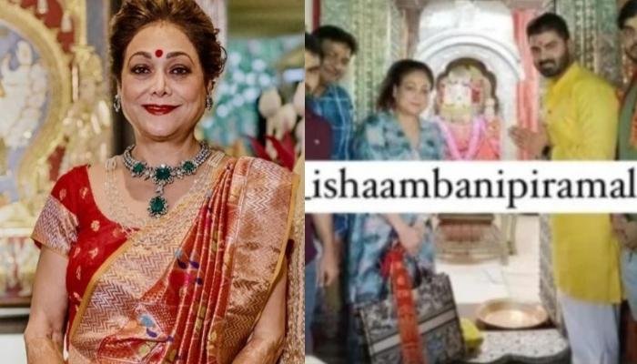 Tina Ambani Carries A Dior Book Tote Bag Worth Rs. 3 Lakhs As She Visited A Temple In Pushkar