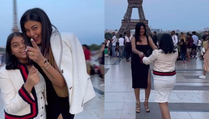 Sushmita Sen Takes Daughter, Alisah To Visit Eiffel Tower As She Is All Set To Go For Higher Studies