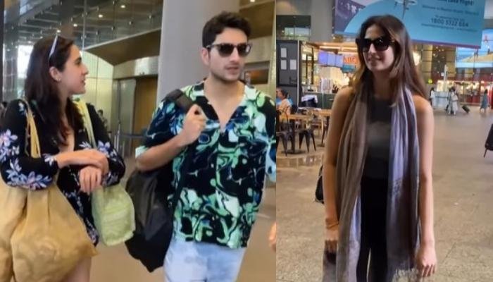 Sara Ali Khan-Ibrahim Gets Papped As They Return From Vacation, Palak