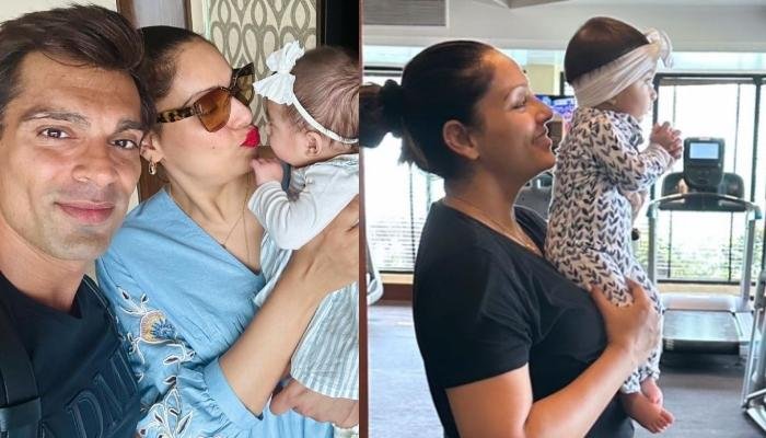 Bipasha Basu Takes Her Daughter, Devi To Gym, Reveals, ‘She Distracted Me With Her Loud Giggles’