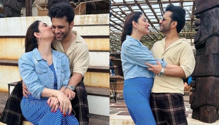 Mom-To-Be, Disha Parmar Wishes Rahul Vaidya On Their Anniversary, Flaunts Baby Bump In A Maxi-Dress