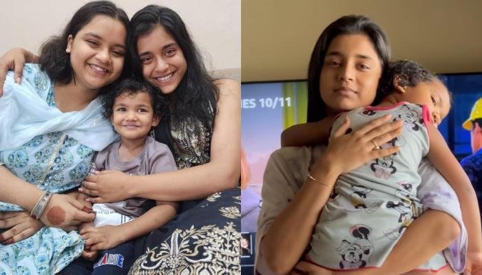 Sumbul Touqeer Carries Her Upset Step-Sister In Arms, Pacifies Her After Snatching The TV Remote