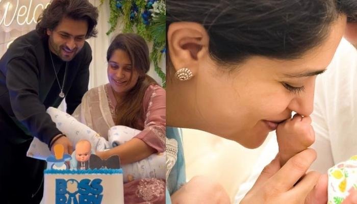 Dipika Kakar Shares First Picture With Baby Boy, Ruhaan And Hubby, Shoaib, Kisses His Tiny Hands