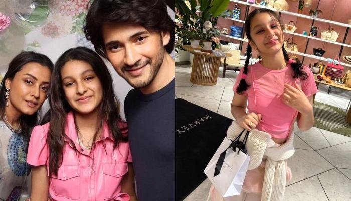 Mahesh Babu’s Daughter, Sitara Looks Cute In A Sheer Pink Top, Netizens Say, ‘Best Barbie In World’