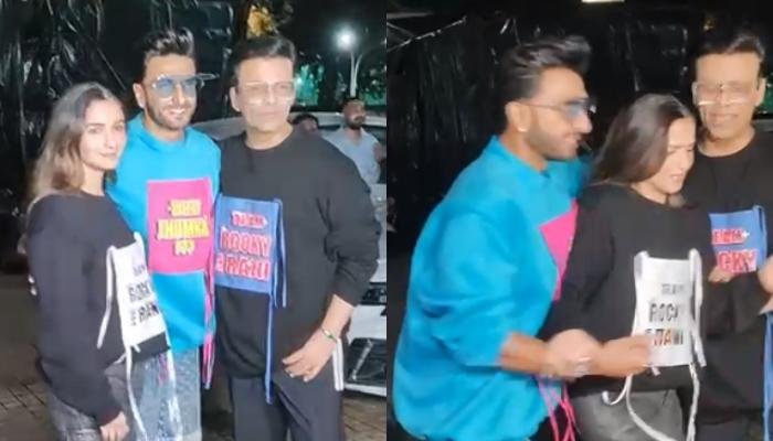 Alia Bhatt Reacts As Ranveer Singh Accidentally Pushes Her In Front Of Paps,