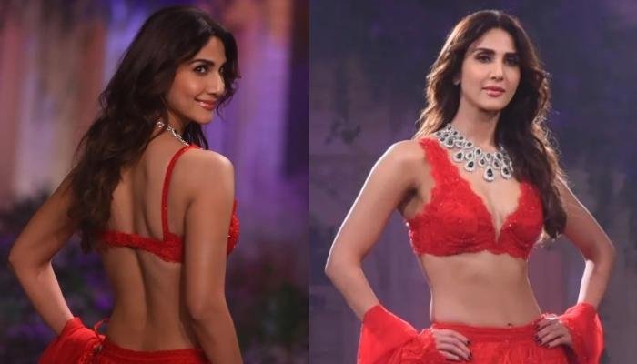 Vaani Kapoor Exudes Royalty In A Red-Hued Lehenga