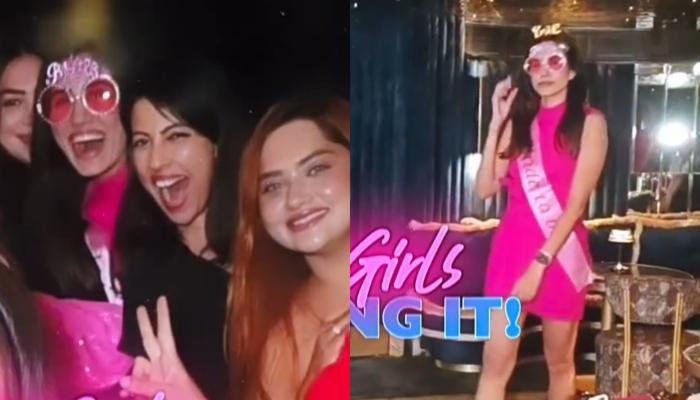 Sonnalli Seygall Shares Glimpses Of Her Bachelorette Party, She Looks Like A Barbie In A Pink Dress