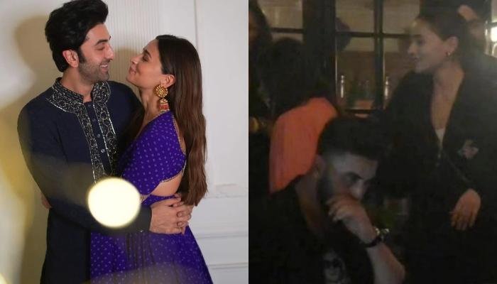 Ranbir Kapoor And Alia Bhatt’s Unseen Pics From A Party Surfaces, Netizens Call The Actor, ‘Ganjedi’