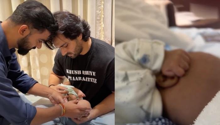 Shoaib Ibrahim Shares Glimpses Of Baby Boy, Ruhaan’s ‘Aqeeqah’ Ceremony, Shows His Shaved-Off Head