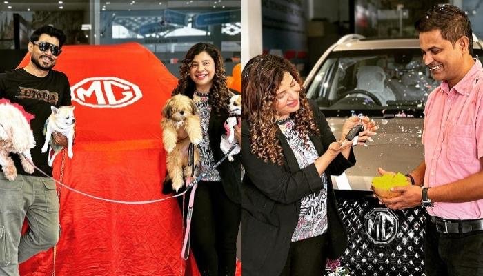 Sambhavna Seth And Her Husband, Avinash Dwivedi Purchase A Luxurious Car Worth Rs. 22 Lakhs