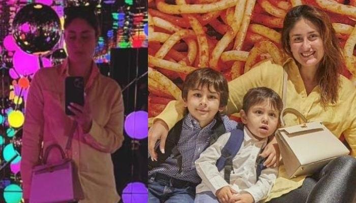 Kareena Kapoor Takes Her Sons To The Spaghetti World, Jehangir Gets Lost Upon Seeing A Watermelon