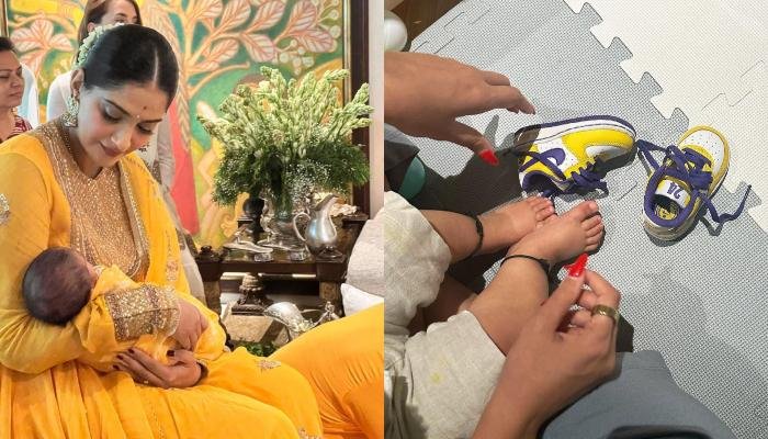 Sonam Kapoor’s Son, Vayu Receives Cutesy Nike Shoes Worth Rs. 42K, Dad, Anand Ahuja Drops Pics