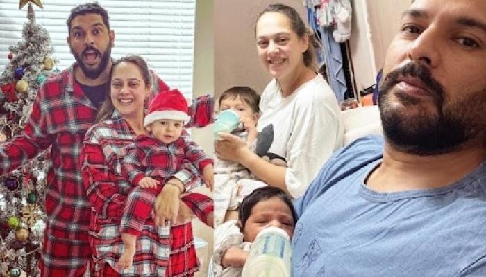 Yuvraj Singh And Hazel Keech Announce The Arrival Of Their 2nd Child With A Family Picture