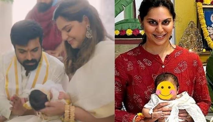 Upasana Kamineni Celebrates 1st Varalakshmi Vratham With Klin, The Baby Girl Dons A Lehenga