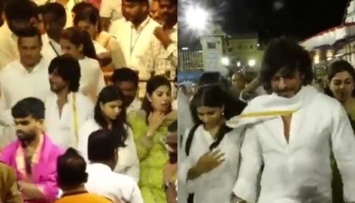 Shah Rukh Khan And Suhana Khan Run Away From The Paps As They Visit Tirupati Temple With Nayanthara