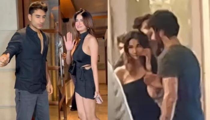 Palak Tiwari And Ibrahim Ali Khan Seen Busy In Intense Conversation While Exiting GQ Awards Event