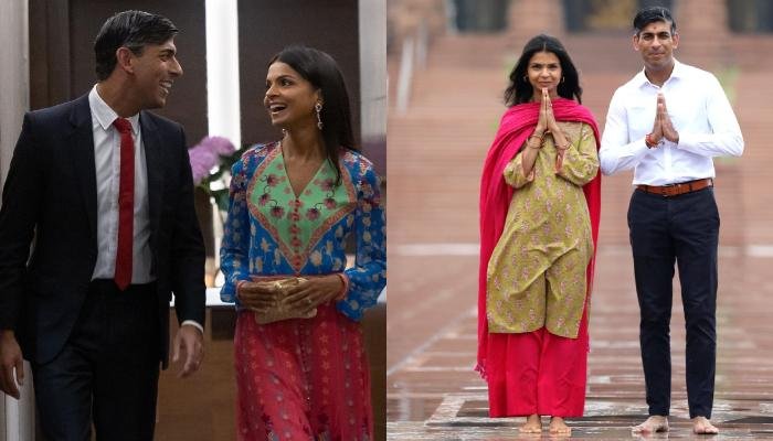 Rishi Sunak And Wife, Akshata Murty Perform