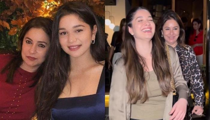 Sara Tendulkar Bursts Into Laughter As She Gets Papped With Her Mother, Anjali Tendulkar Post Dinner