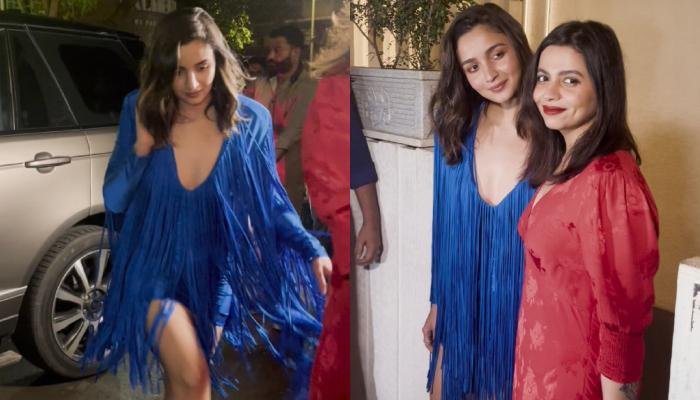 Alia Bhatt Looks Sexy In A Blue Fringe Mini Dress Worth Rs. 2.42 Lakhs At BFF, Akansha