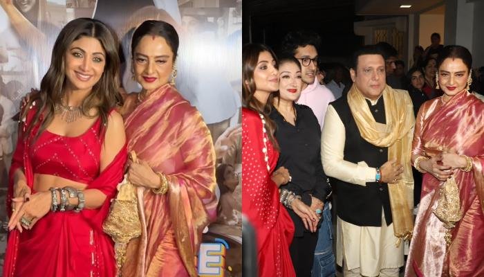 Rekha Attends The Screening Of Shilpa Shetty