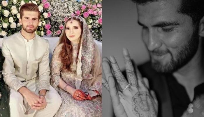 Shaheen Shah Afridi’s Wife, Ansha Flaunts Her Sleek Diamond Ring In Unseen Photo From Their ‘Walima’