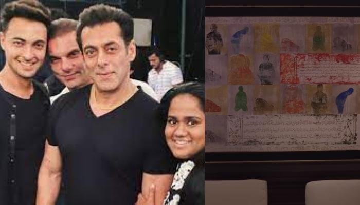 Salman Khan Gifts A Self-Painted Powerful Verse From Quran For Arpita Khan And Aayush Sharma