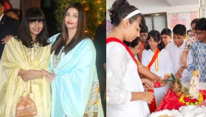 Aishwarya Rai Bachchan’s Daughter, Aaradhya Dances During Ganesh ‘Visarjan’ At School, Pics Go Viral