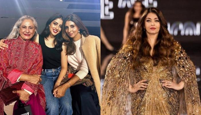 Navya Naveli Nanda Skips Tagging ‘Mami’ Aishwarya Rai On Her PFW Post, Got Trolled For Her Ramp Walk