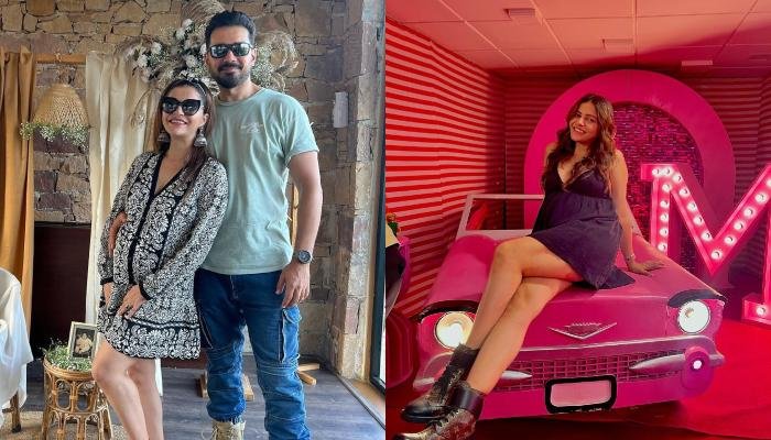 Rubina Dilaik Exudes Barbie Vibes As She Poses In A Pink Dreamland, Flaunts Baby Bump In Mini Dress