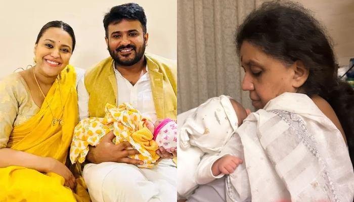 Swara Bhasker’s Daughter, Raabiyaa Cuddles Her ‘Nani’, The Latter Couldn’t Take Her Eyes Off ‘Natin’